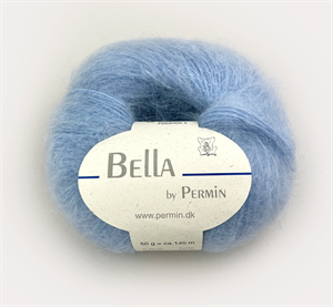 Bella by permin kid mohair - skøn lyseblå